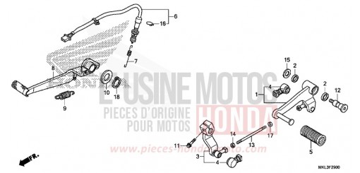 PEDALE NC750XDL de 2020